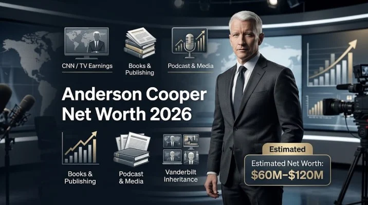 Anderson Cooper Net Worth | Career Earnings, Wealth & Financial Journey From CNN’s Trusted Anchor to a Media Powerhouse in 2026