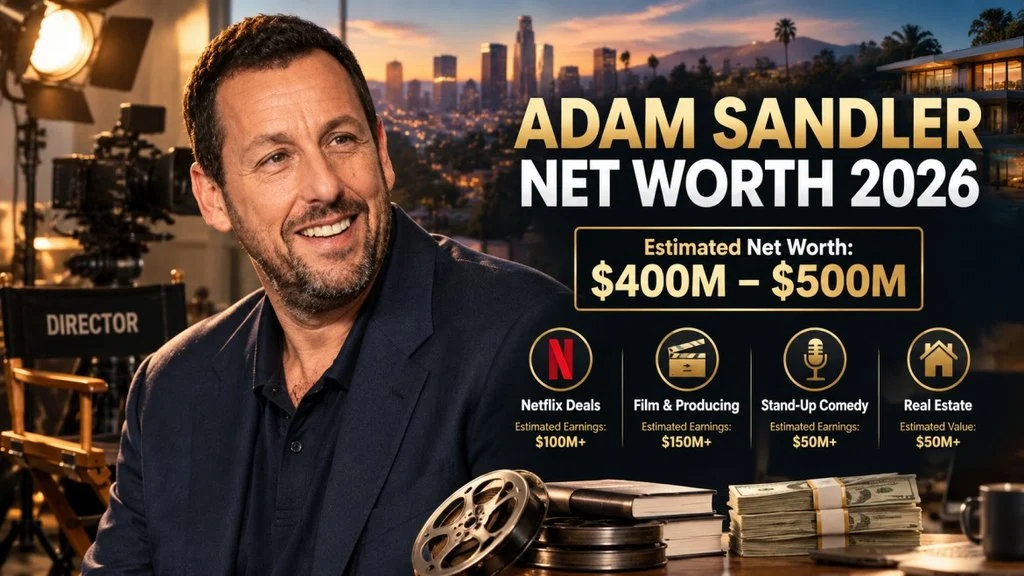 Adam Sandler Net Worth | Career Earnings & the Fortune Behind His Comedy Empire 2026