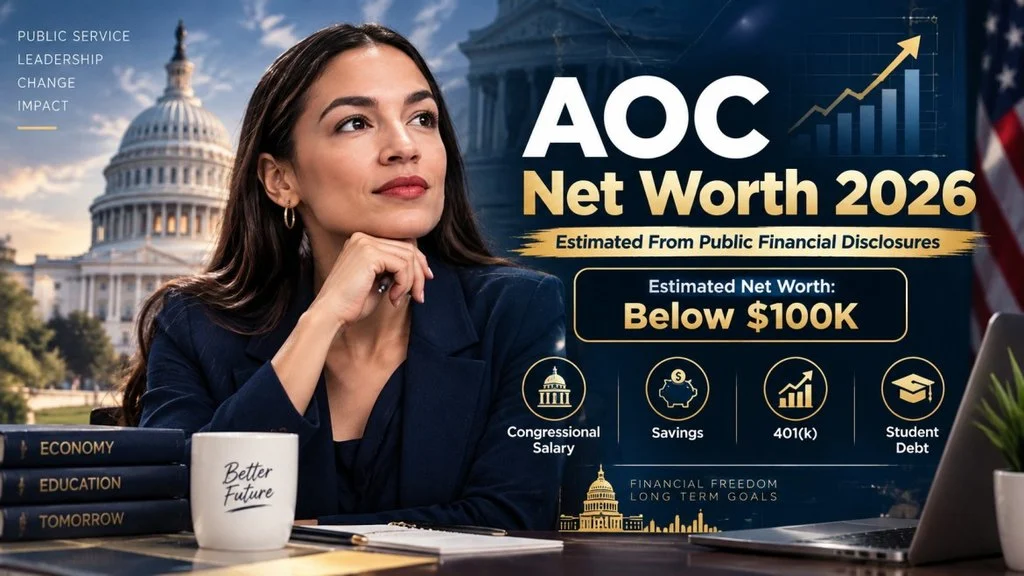 AOC Net Worth 2026 | The Real Wealth, Salary, Assets and Financial Story