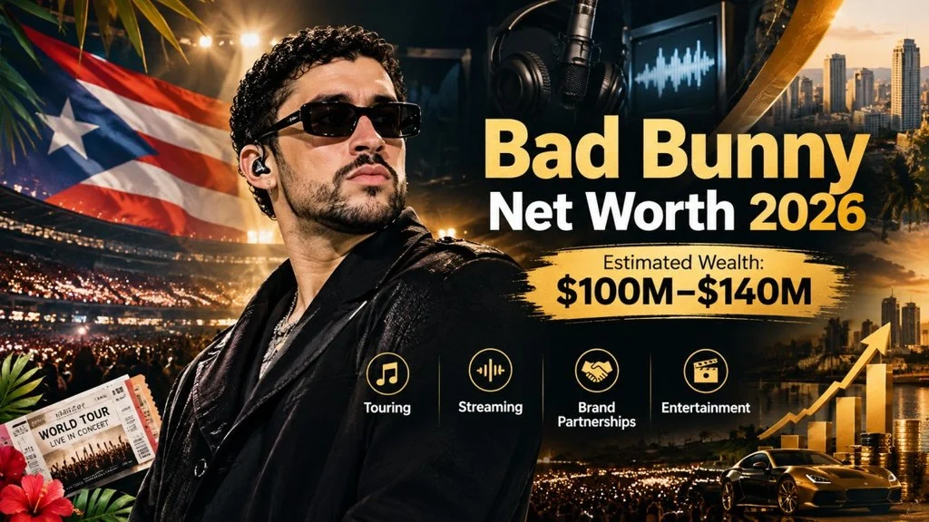 bad bunny net worth, Career Earnings & Wealth Journey | Inside His Rise in 2026