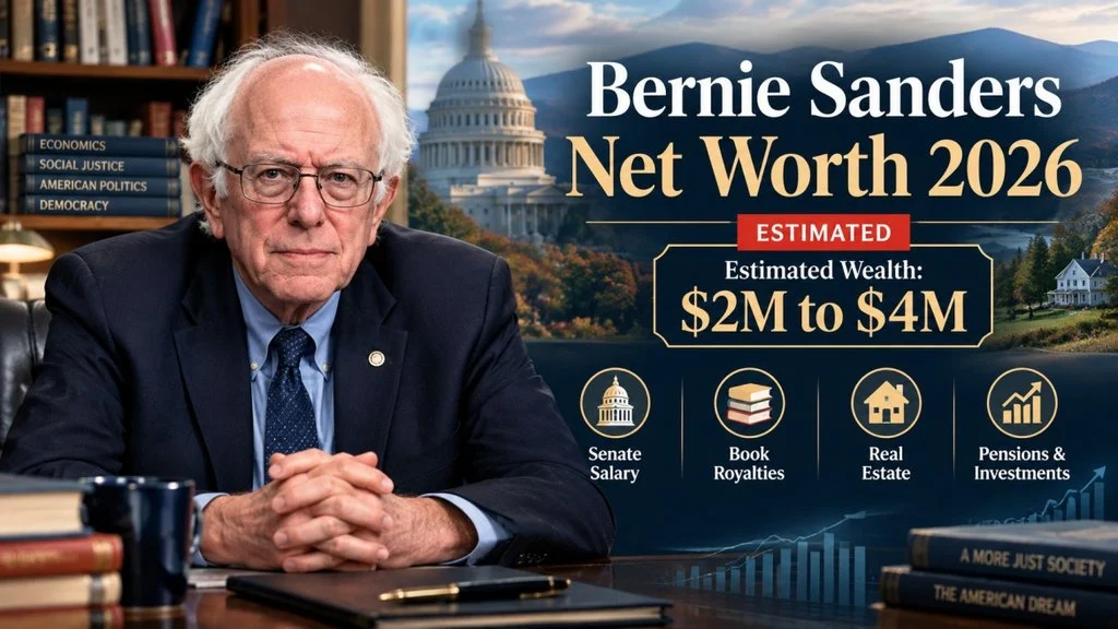 Bernie Sanders Net Worth, Salary & Wealth Breakdown | The Journey Behind His Fortune 2026
