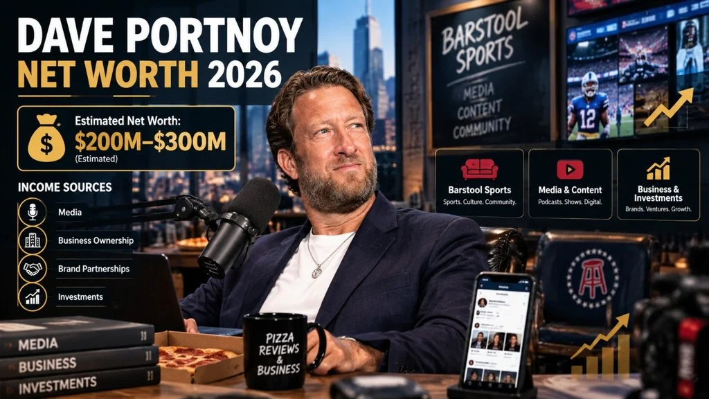 Dave Portnoy Net Worth, Career Earnings & Assets | From Blogger to Mogul 2026