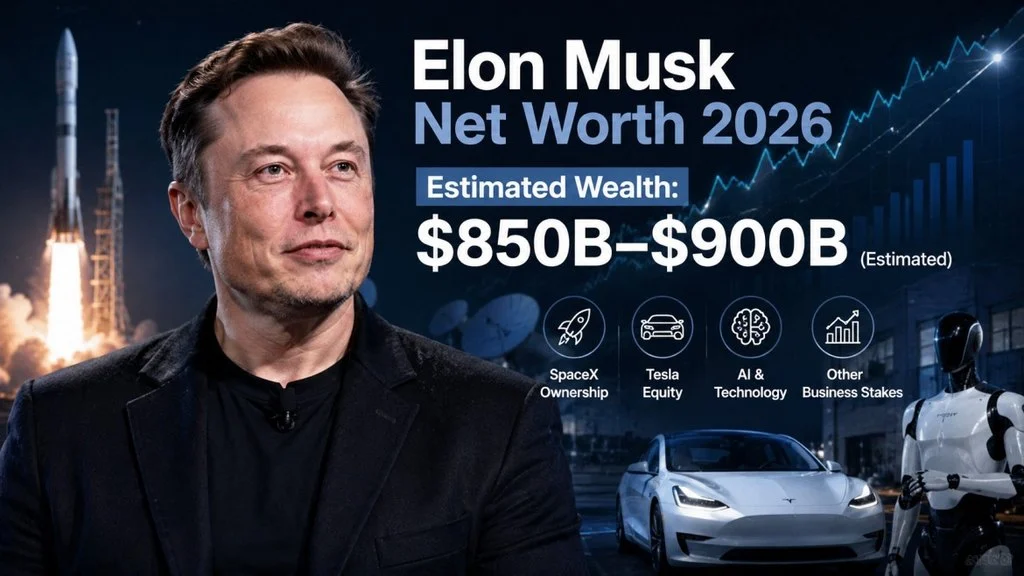Elon Musk Net Worth, Career & Wealth | Inside the Fortune Built on Innovation 2026