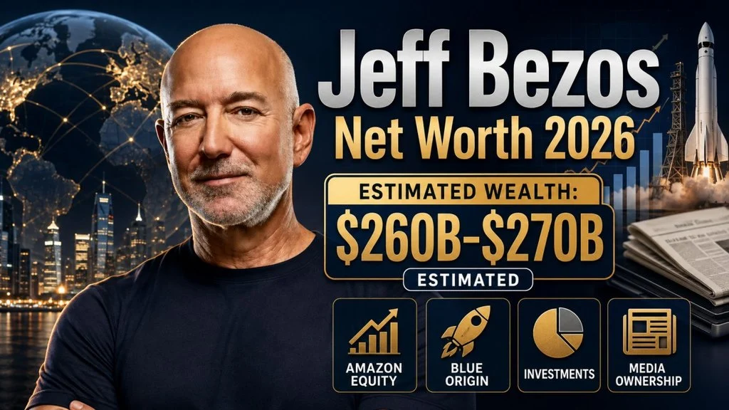 Jeff Bezos Net Worth, Fortune & Career | How His Vision Built a Lasting Empire in 2026