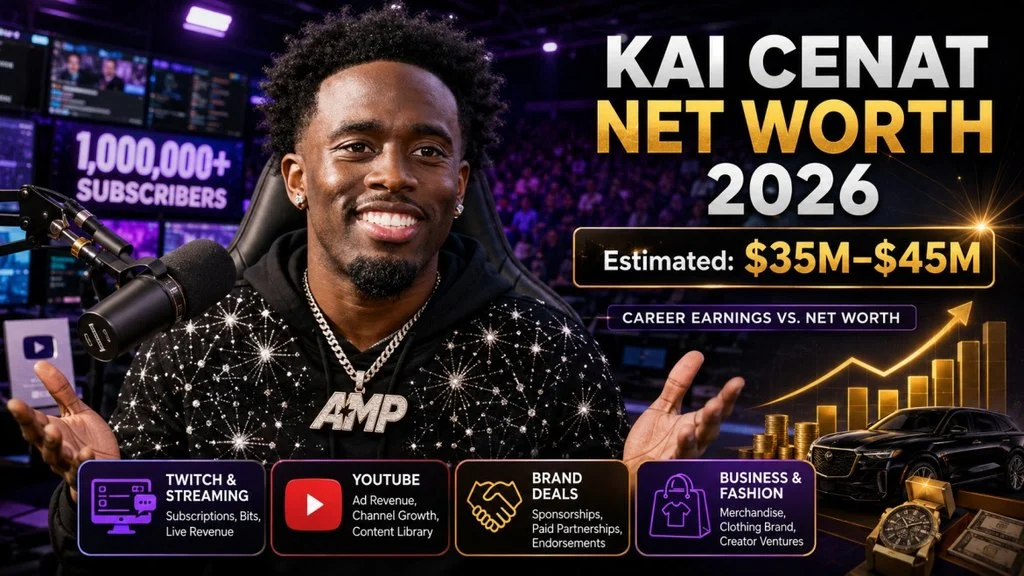 Kai Cenat Net Worth, Salary & Wealth | How Streaming Built His Empire in 2026