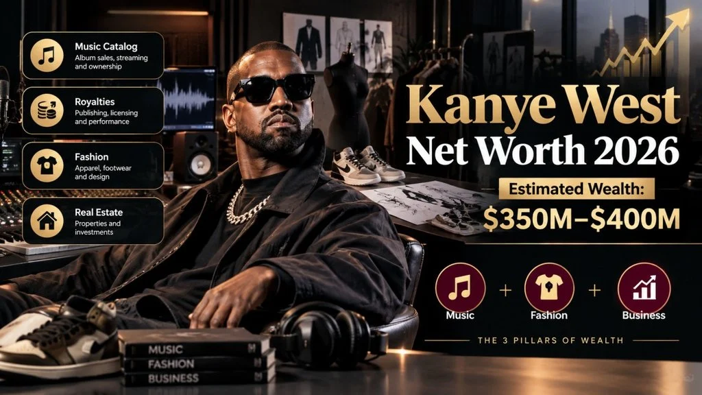 Kanye West Net Worth, Career, Income & Wealth Journey | The Fortune Behind the Fame in 2026