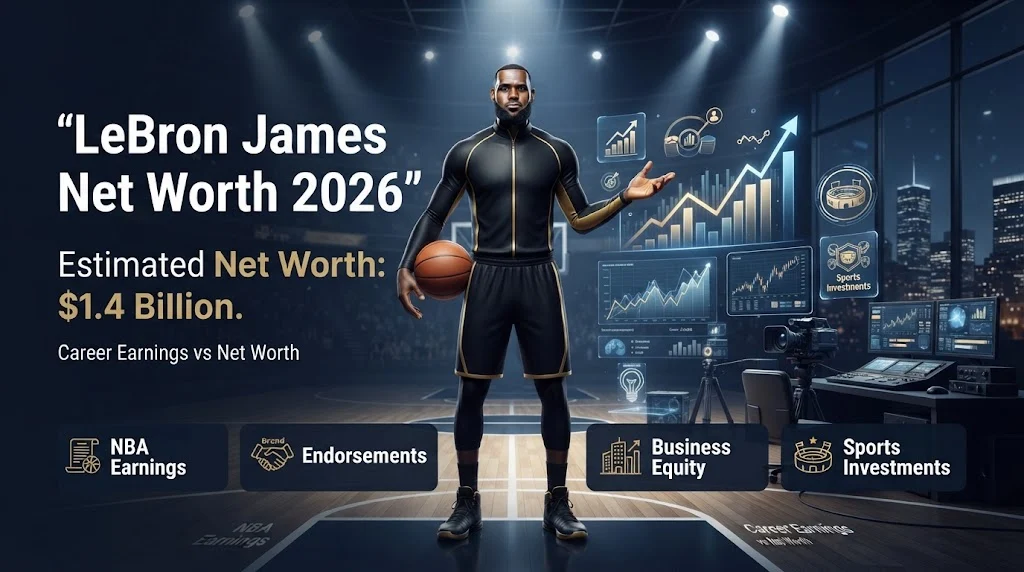LeBron James Net Worth, Salary & Wealth Sources | The Journey Behind His Massive Fortune in 2026